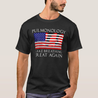 Funny Pulmonologist Gift Coole Pulmonologie US Fla T-Shirt