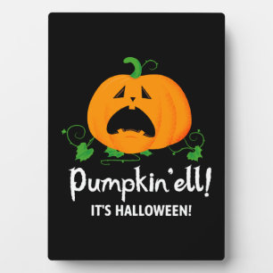 Funny Pumpkin 2023 - Pumpkin'ell! Halloween Fotoplatte