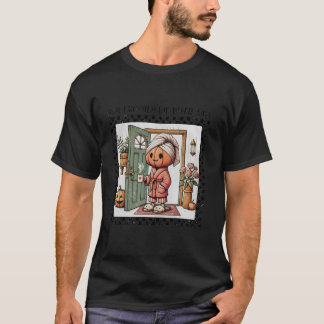 Funny Pumpkin belästigen mich nicht, bis der Kaffe T-Shirt