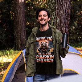 Funny Pumpkin Gewürz Autumn Meme Grizzly Bär T-Shirt