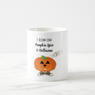 Funny Pumpkin Gewürz und Halloween Kaffeetasse