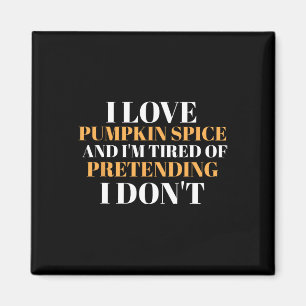 Funny Pumpkin Gewürzfreund oder Husbynd Gag Joke Magnet