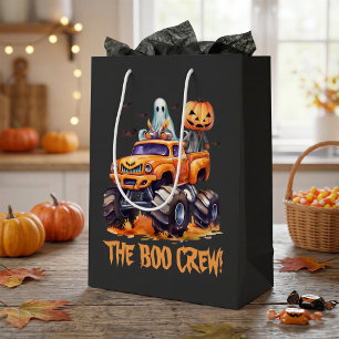 Funny Pumpkin Niedlich Monster Truck Modernes Hall Mittlere Geschenktüte