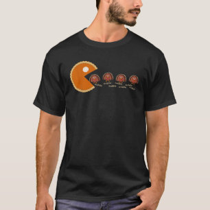 Funny Pumpkin Pie Eating Trukeys Gobble Gamers Tha T-Shirt