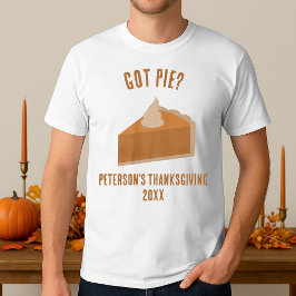 Funny Pumpkin Pie Erntedank T-Shirt