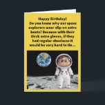 Funny Pun Astro Knots Happy Birthday Karte<br><div class="desc">Wenn Sie das Raumfahrtprogramm ausprobieren und es nicht schaffen,  macht das einen dann zum Astro-nicht? Ich dachte darüber nach,  diesen Witz zu machen,  aber ich hatte die Astro-Knoten-Idee zuerst und entschied mich zu Raketen. Ich hoffe,  diese Karte bringt mich zur großen Bühne. Genießen Sie diese lustige Wortspielkarte!</div>