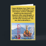 Funny Pun Dolly Llama Happy Birthday Karte<br><div class="desc">Manchmal muss man nicht den ganzen Weg nach Tibet gehen,  um ein Dolly Lama zu finden! Außerdem müssen Sie nicht in ein Casino oder auf eine Sportwettwebsite gehen,  wenn Sie Tibet gewollt haben. Genießen Sie diese lustige Wortspielkarte!</div>