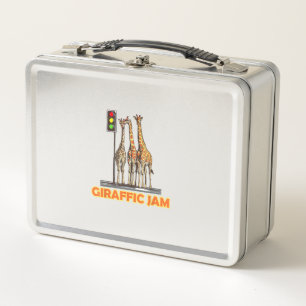 Funny Pun Giraffe Jam Metall Brotdose