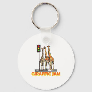 Funny Pun Giraffe Jam Schlüsselanhänger