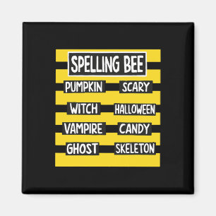 Funny Pun Halloween Kostüm für Lehrer Rechtschreib Magnet