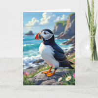Funny Pun | Happy Birthday Puffin