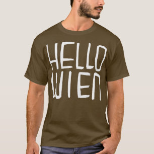Funny Pun Hello Wien Typografie Hello Wien Wien Wi T-Shirt