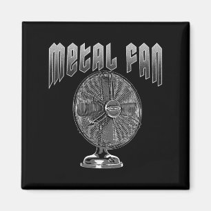 Funny Pun Metall Lüfter für das Kühlung Hard Rock  Magnet