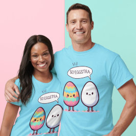 Funny Pun Niedliches Comic Pastel Ostereier So Egg T-Shirt