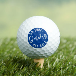 Funny Punny Un-vor-gettable Golfball