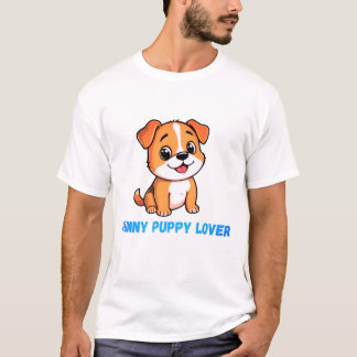 Funny Puppy Lover Men's T - Shirt - Niedlich Hund 