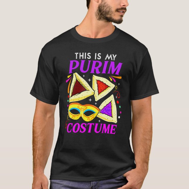 Funny Purim ist mein Purim Kostüm Haman Pocket T-Shirt (Vorderseite)
