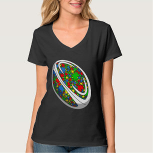 Funny Puzzle Rugby Autismus Bewusstsein Männer Fra T-Shirt