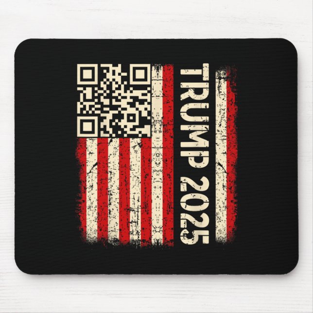 Funny Qr Donald Trump tanzt 4745 Code Video Mousepad (Vorne)