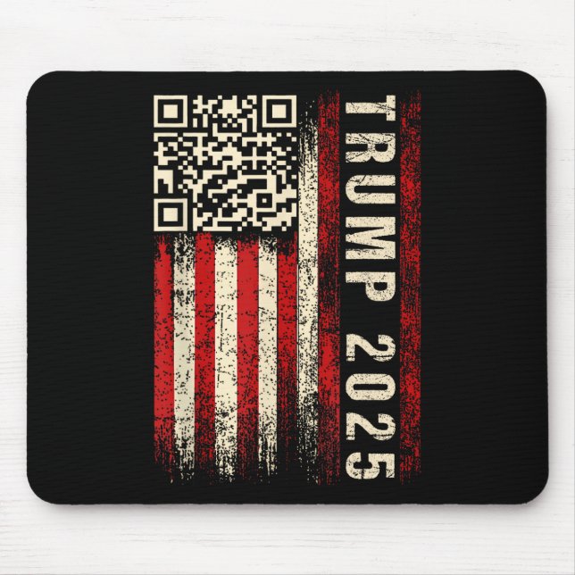 Funny Qr Donald Trump tanzt 4745 Code Video Mousepad (Vorne)