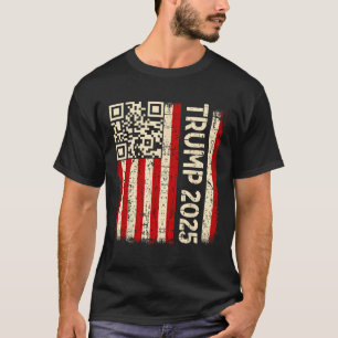Funny Qr Donald Trump tanzt 4745 Code Video T-Shirt