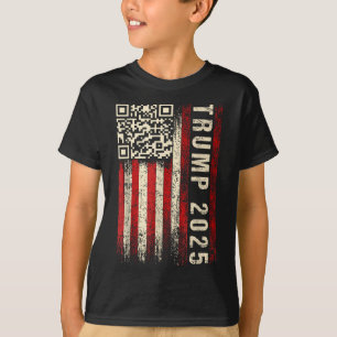 Funny Qr Donald Trump tanzt 47_45 Code Video T-Shirt