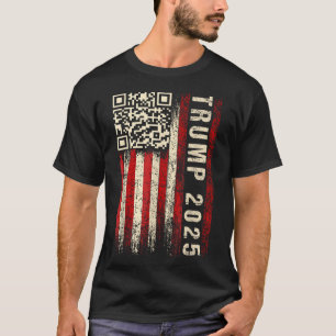 Funny Qr Donald Trump tanzt 47_45 Code Video T-Shirt