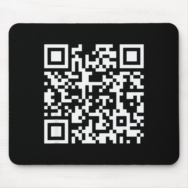 Funny Qr Don't Be A Little Btch Code Saying Quote  Mousepad (Vorne)