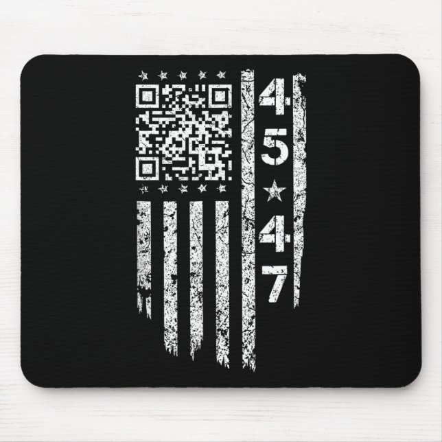 Funny Qr ist der Back President Trump Code Mousepad (Vorne)