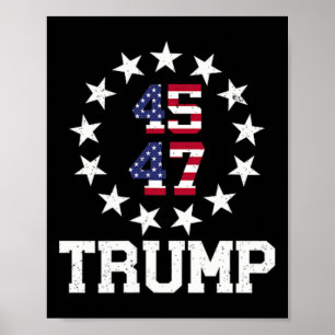 Funny Qr Präsident Trump 4547 Tanzbewegungen Poster