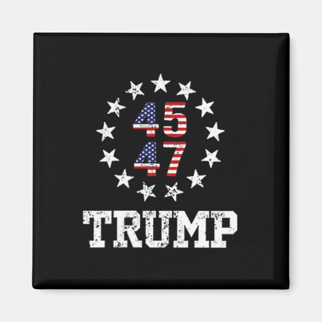 Funny Qr Präsident Trump 4547 Trump Tanzcode 2 Magnet (Vorne)