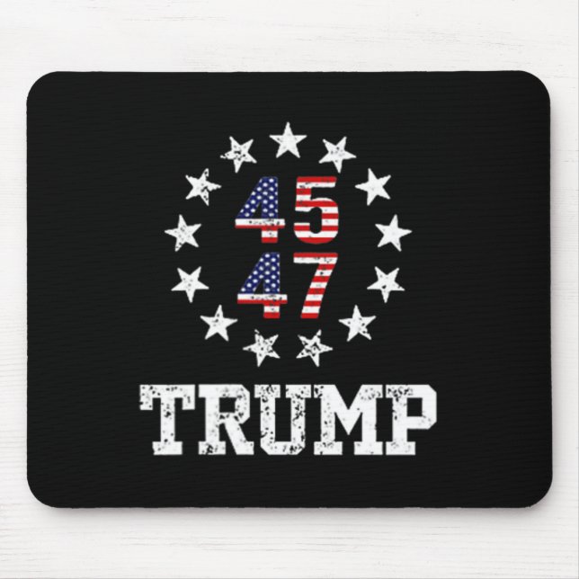 Funny Qr Präsident Trump 4547 Trump Tanzcode 2 Mousepad (Vorne)