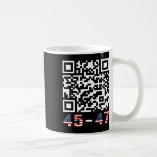 Funny Qr Präsident Trump 45 47 T-Shirt Trump Danci Kaffeetasse