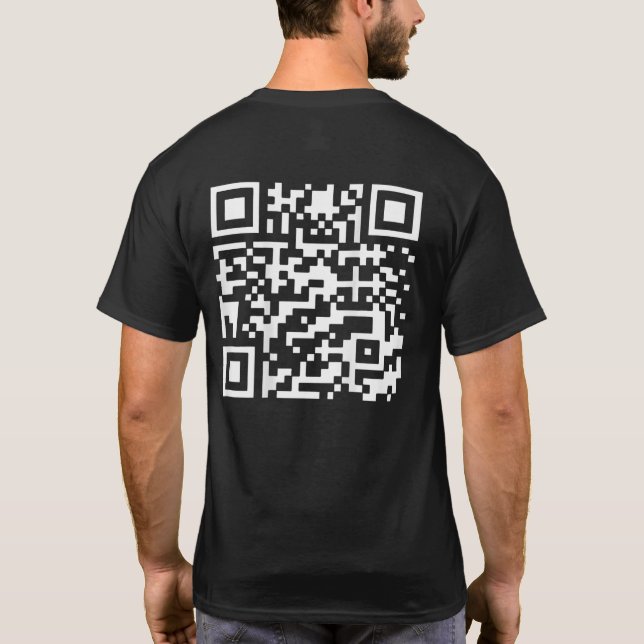 Funny QR Präsident Trump 45 47 Trump Tanzcode T-Shirt (Rückseite)