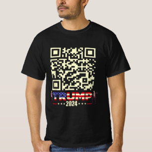 Funny QR Präsident Trump 45/47 Trump Tanzcode T-Shirt