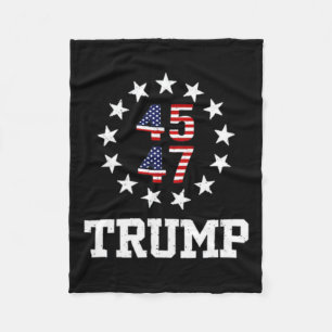 Funny Qr Präsident Trump Dance Code Einweihung D Fleecedecke