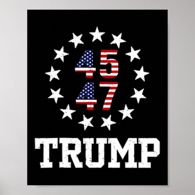 Funny Qr Präsident Trump Dance Code Einweihung D Poster (Vorne)