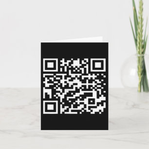 Funny Qr Präsident Trump Dance Code T - Shirt.png Karte