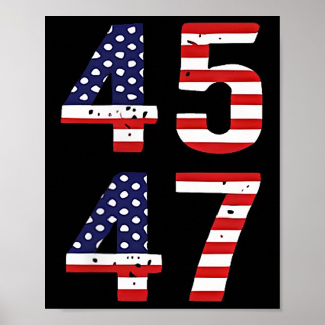 Funny Qr Präsident Trump Dance Scan Me Code (on Poster (Vorne)