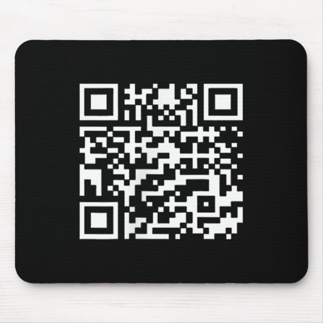 Funny Qr Präsident Trump Tance Code _1 Mousepad (Vorne)