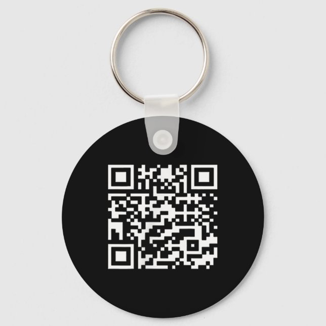 Funny Qr Präsident Trump Tance Code _1 Schlüsselanhänger (Vorderseite)
