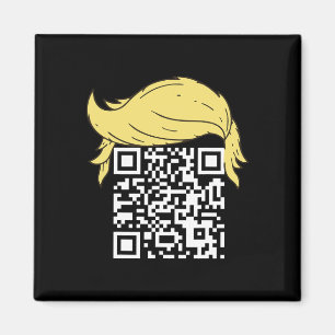 Funny Qr Präsident Trump Tance Code 2 Magnet