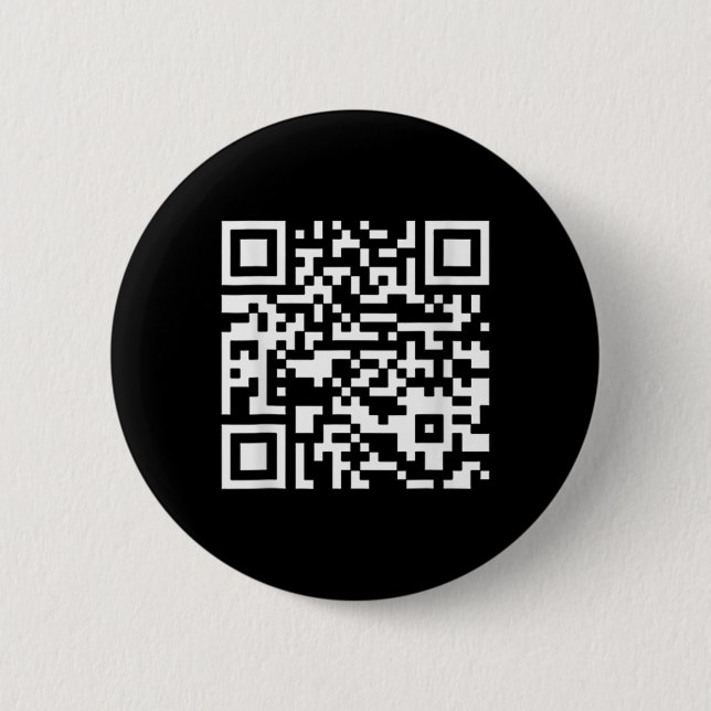 Funny Qr Präsident Trump Tance Code (auf Byck) Button (Vorderseite)