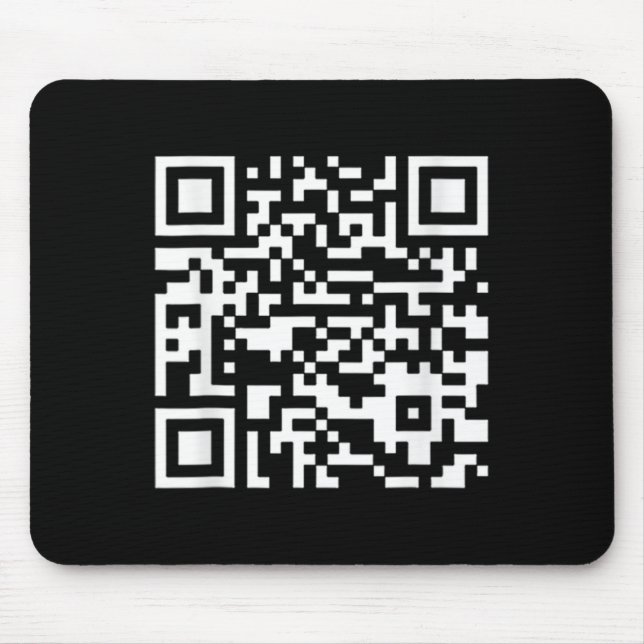 Funny Qr Präsident Trump Tance Code (auf Byck) Mousepad (Vorne)