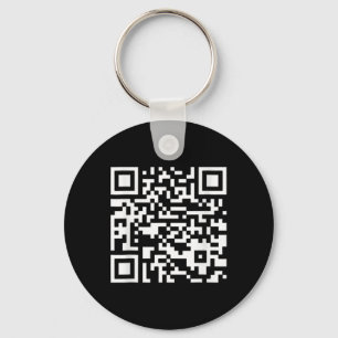 Funny Qr Präsident Trump Tance Code (auf Byck) Schlüsselanhänger