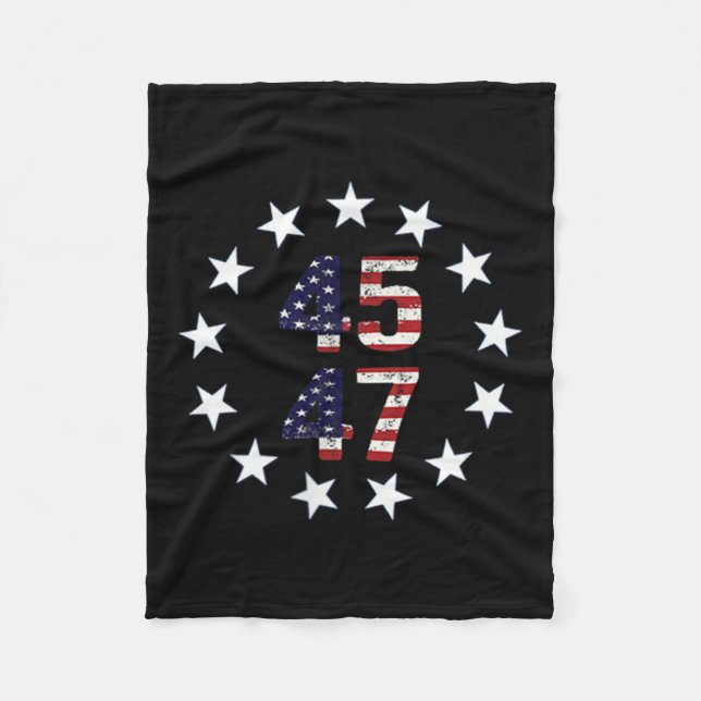 Funny Qr Präsident Trump Tance Code Fleecedecke (Vorderseite)