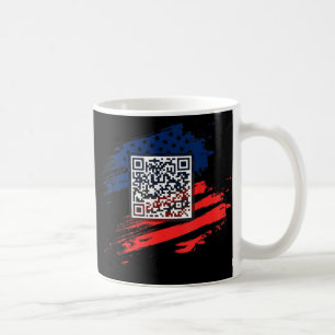 Funny Qr Präsident Trump Tance Code Kaffeetasse