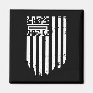 Funny Qr Präsident Trump Tance Code Magnet