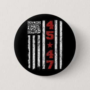 Funny Qr Präsident Trump Tance Code Trump 4547 (on Button