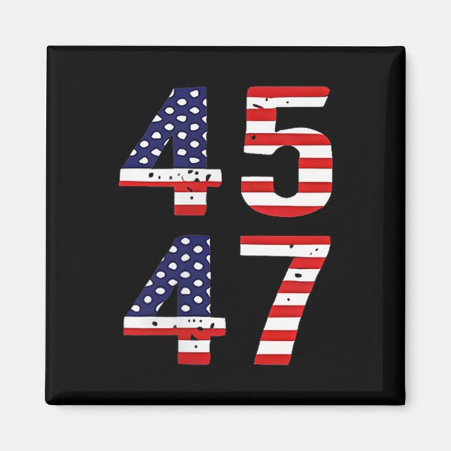 Funny Qr Präsident Trump Tance Code Trump 45_47 Magnet (Vorne)